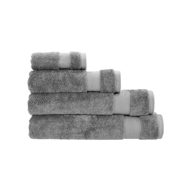 100% egyptian cotton bath towel, gray 90*150 cm image number 1