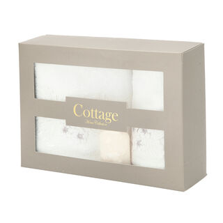 Cottage Cotton Gift Box White 