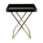 Butler Table Tray Top Gold With Black image number 2