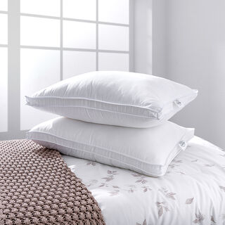 Boutique Blanche white mircofiber ultra soft pillow