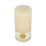  PILLAR CANDLE RUSTIC IVORY H:20*10CM image number 1
