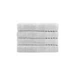 Cottage grey pack of 4 cotton hand towel 50*100 cm image number 1