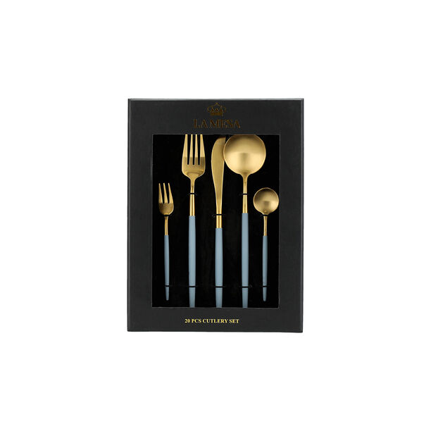 Sarab 20 Pieces Stainless Steel Cutlery Set image number 0