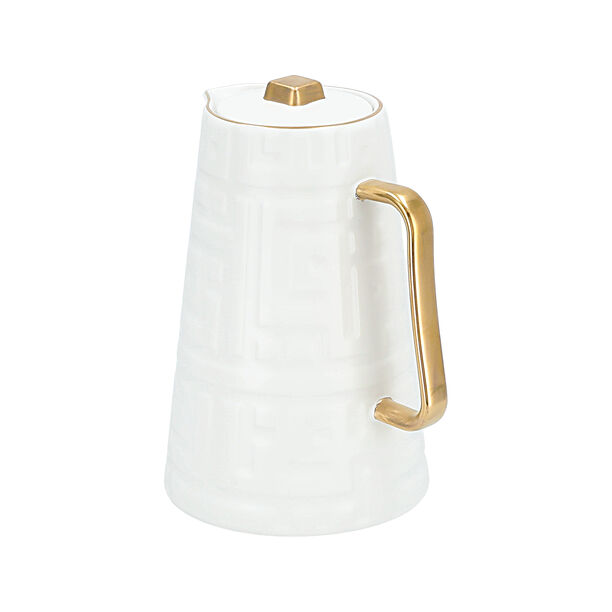 Kov Porcelain Vacuum Flask 1L White image number 1