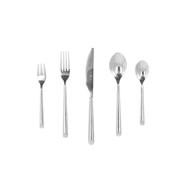 La Mesa silver stainless steel cutlery set 20 pc image number 2