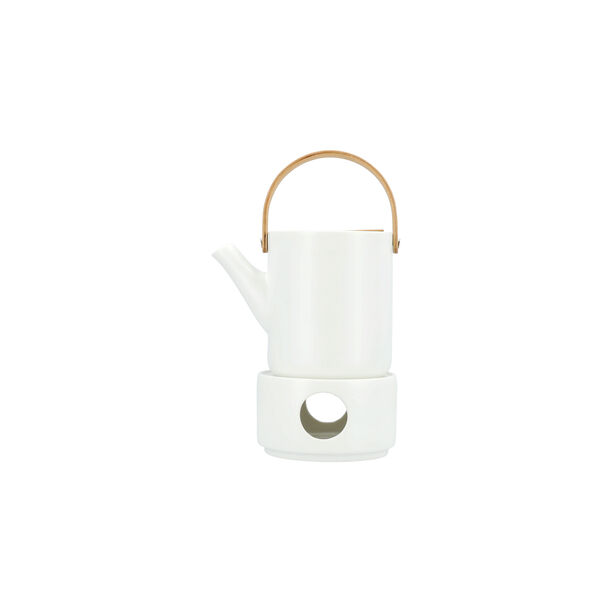 Dallaty white porcelain English tea pot image number 1