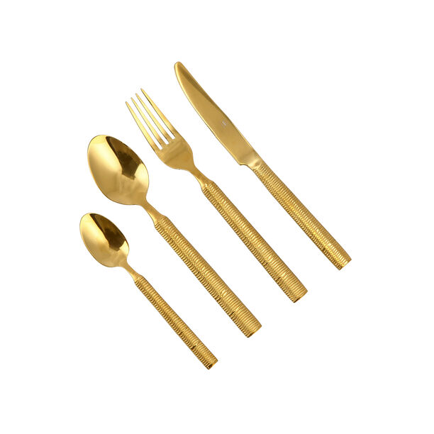 Heide 16 Pcs Cutlery Set Shiny Gold image number 1