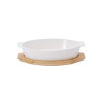 La Mesa Oven/Serving Oval Plate With Bamboo image number 0