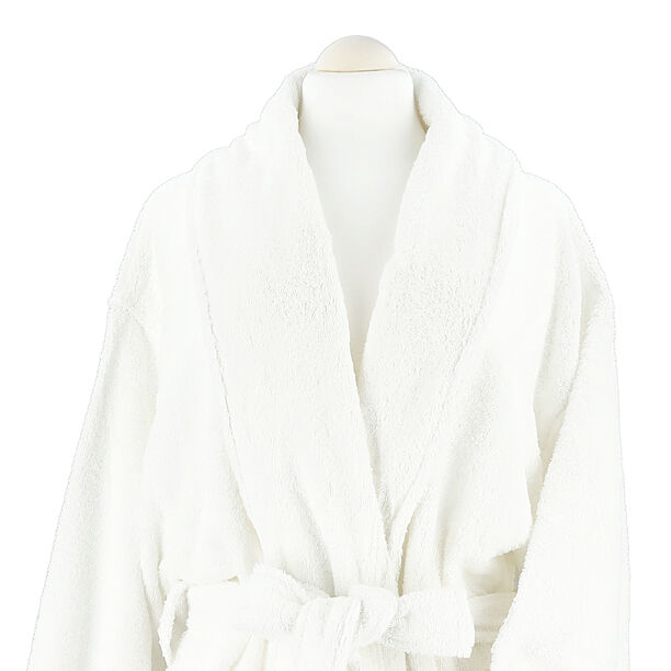 Ultra soft bathrobe, white size L/XL image number 4