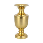 Aluminium Vase Shiny Brass Finish image number 1