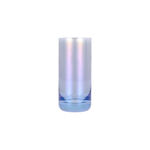 Set Of 4 Clear Tumbler With Blue image number 2