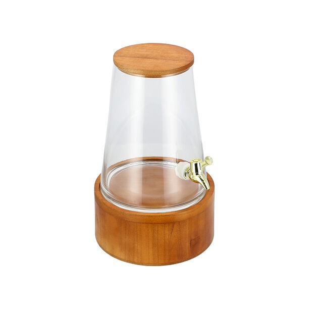 La Mesa transparent glass juice dispenser 4L / 23*23*38.2cm image number 3