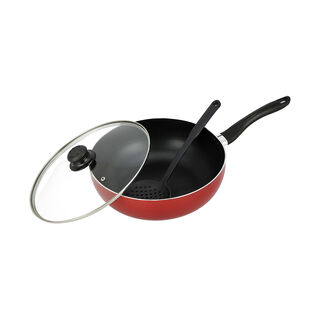 Non Stick Deep Frypan With Skimmer
