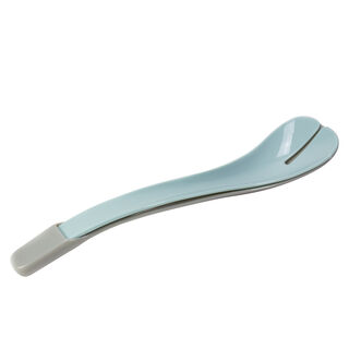 Alberto 2 Pieces Salad Set Of Connecting Spoons Blue And Grey