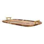 Acacia wood serving tray 55*30*5.4 cm image number 0