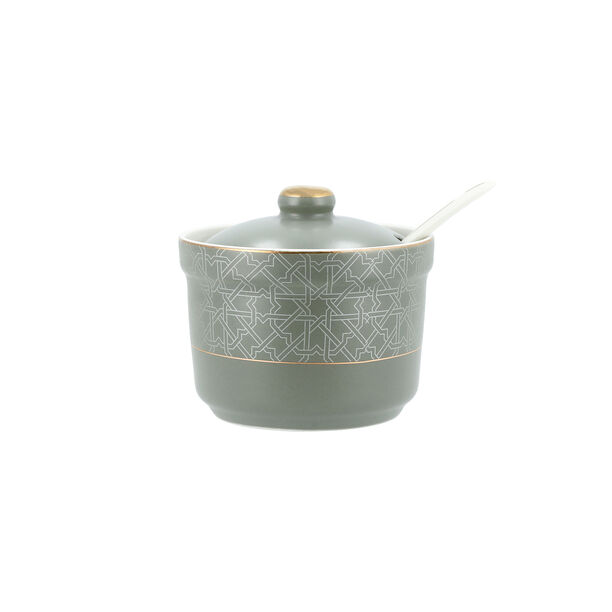 28 Piece Zukhroof Porcelain Tea And Coffee Set Thumanya Green image number 4