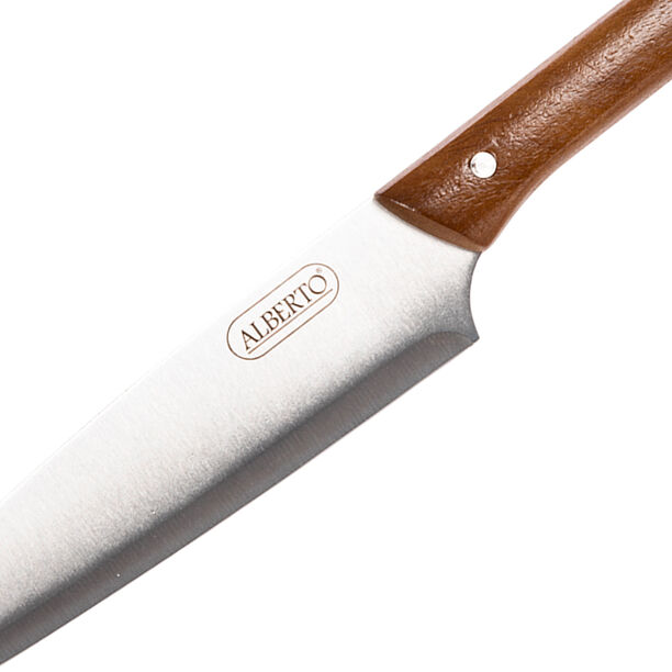 Alberto Chef Knife With Acacia Wooden Handle L:20Cm image number 1