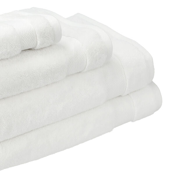 100% egyptian cotton face towel, white 30*30 cm image number 3