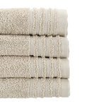 Cottage beige pack of 4 cotton hand towel 50*100 cm image number 3