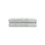 Cottage grey pack of 2 cotton bath towels 70*140 cm image number 1