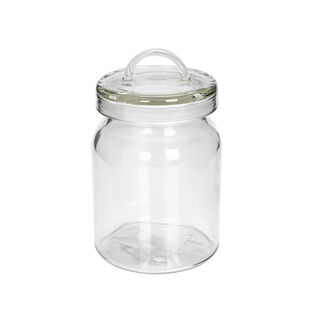 Alberto Glass Storage Jar With Glass Lid