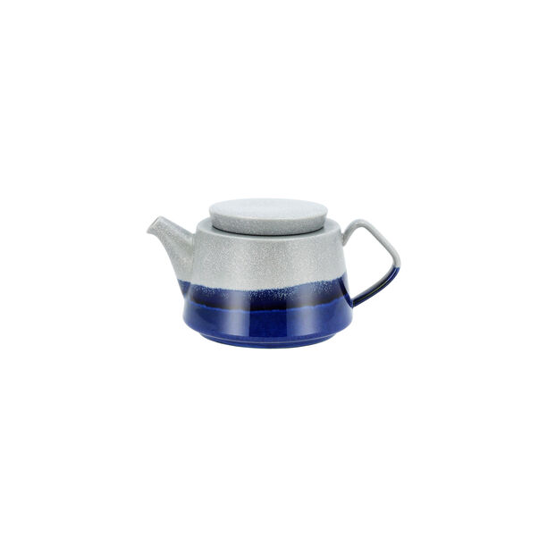 Grey and blue porcelain English tea cups set 13 pcs image number 2