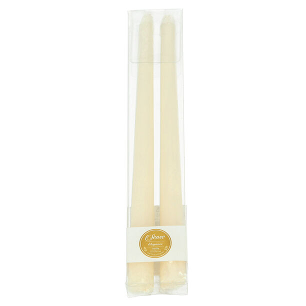 Ivory 2 Pcs Taper Scented Vanilla Candle image number 2