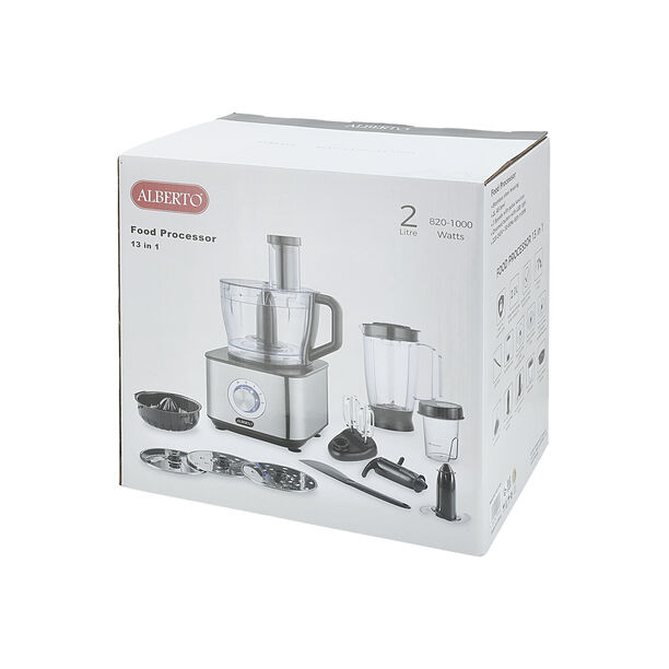 Alberto 3 speeds with a pulse 1000W 13 in 1 food processor image number 7