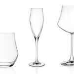 RCR transparent crystal glasses set of 18 pc image number 3