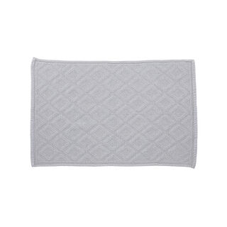 Boutique Blanche grey cotton bathmat 60*90 cm