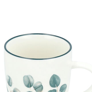 Dallaty porcelain white mug