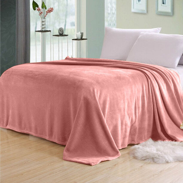 Cottage micro flannel blanket pink 150*220 cm image number 0
