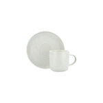 Dallaty white porcelain English coffee cups set 12 pcs image number 3