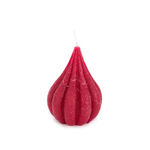 Pear Shape Candle Rustic Burgundy Berry image number 0