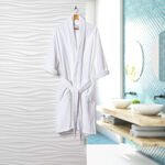 Bath Robe Ribbed Size: S / M image number 0