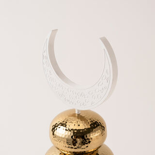 Gold metal Ramadan decoration 17*17*47 cm