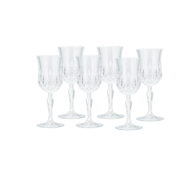 RCR transparent italian crystal glasses set of 18 pc image number 2