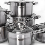 Alberto 12Pcs Stainless Steel Cookware Set image number 2
