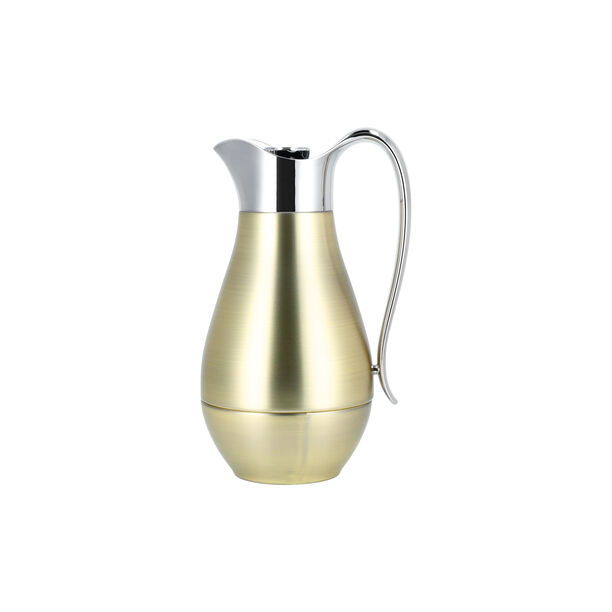 Dallaty steel vacuum flask navy blue/gold 1L image number 0