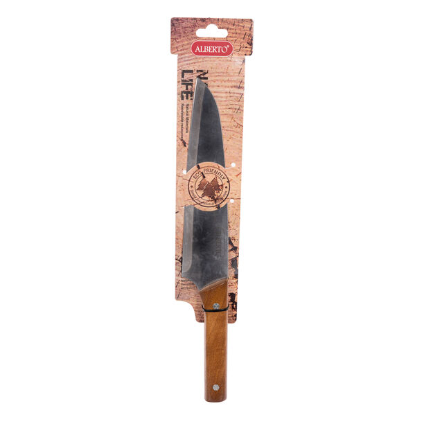 Alberto Chef Knife With Acacia Wooden Handle L:20Cm image number 2