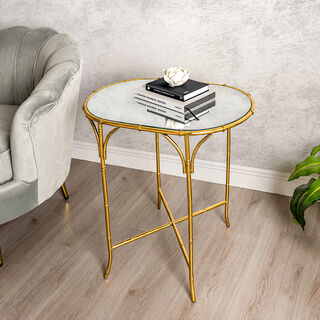 Homez bamboo square side Table 59.5*42*61 cm