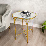 Homez bamboo square side Table 59.5*42*61 cm image number 0