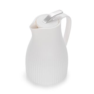 Dallaty plastic vacuum flask white 1L
