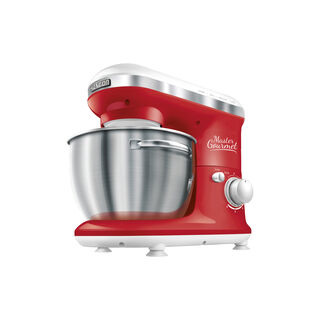 Sencor red stainless steel stand mixer 600W, 4L