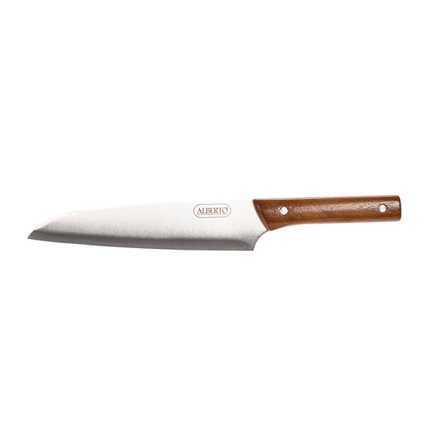 Alberto Chef Knife With Acacia Wooden Handle L:20Cm image number 0
