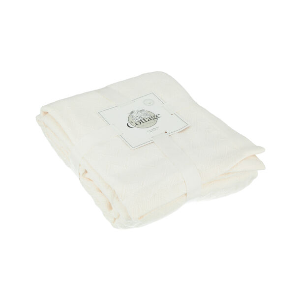 Cottage Cotton Blanket King Royal Off White 240X220  image number 0