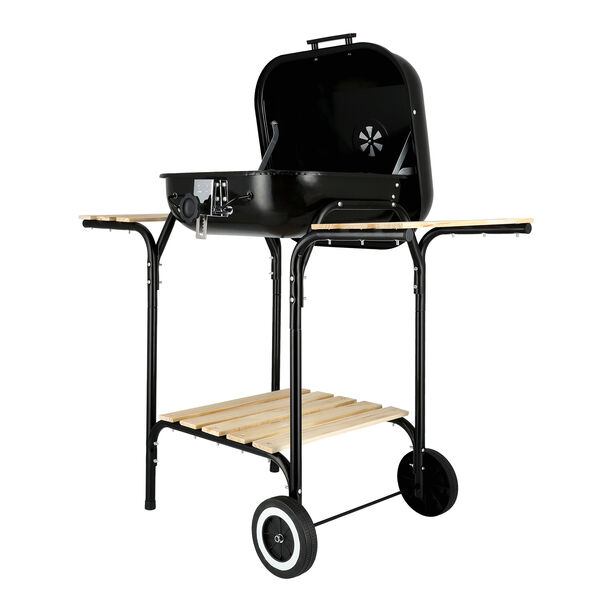 Square Trolly Grill In Black 18" image number 5