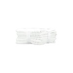 Cottage white pack of 6 cotton face towel 30*30 cm image number 1