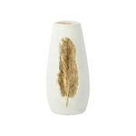 Ceramic Vase Feather Gold image number 0
