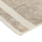 100% egyptian cotton bath towel, beige 70*140 cm image number 4